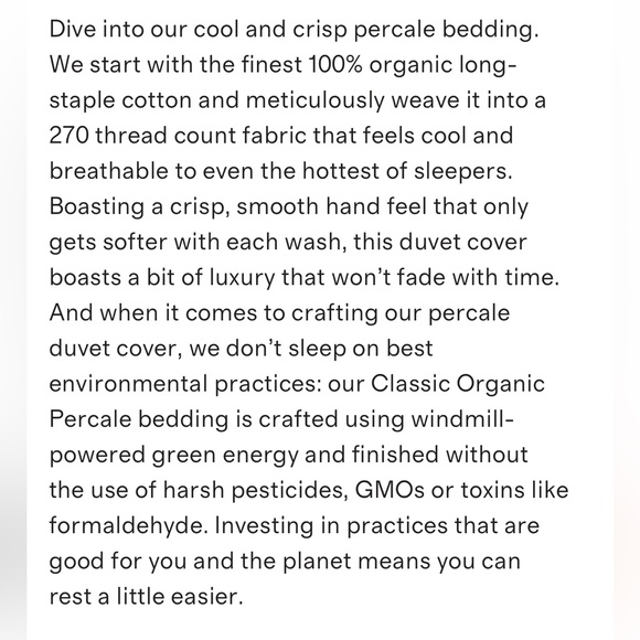 Quince Classic Cotton Duvet Cover - Picture 9 of 10